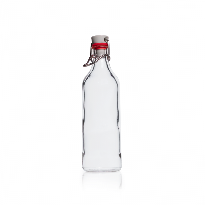 DURAN® 滚边瓶，带夹口密封，250 mL