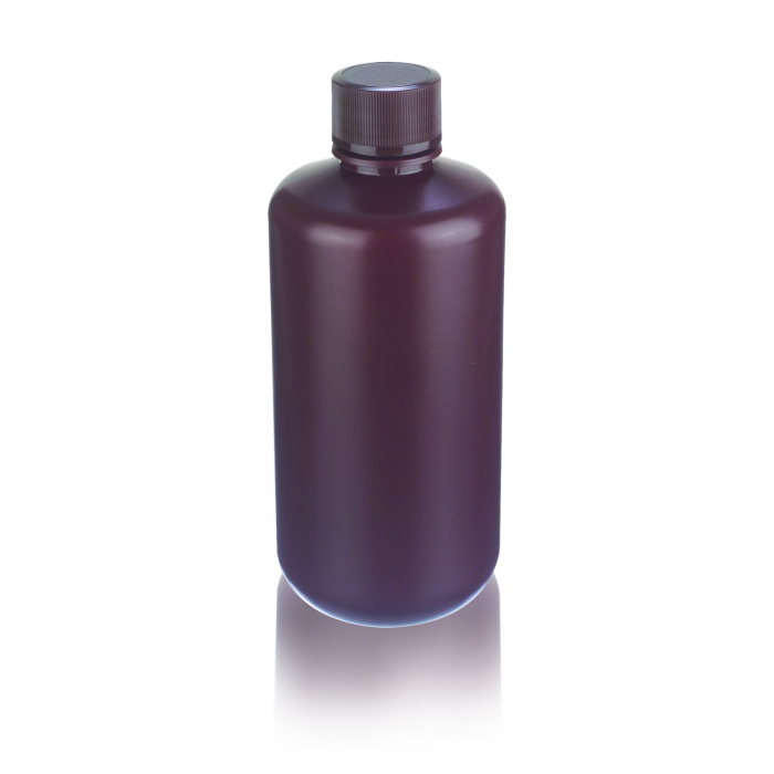 WHEATON® 防漏瓶，1000毫升，棕色，高密度聚乙烯，38-430