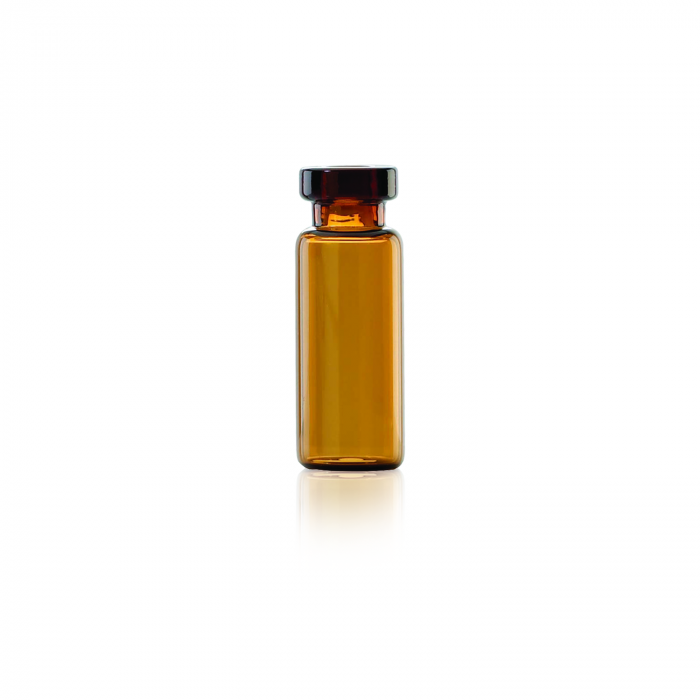 WHEATON® 标准开口压握瓶 12 x 32mm, 棕色