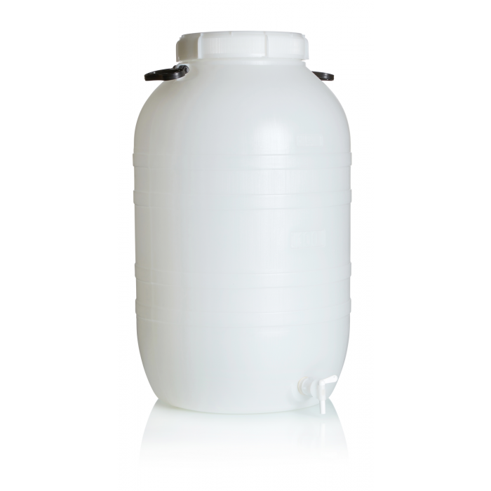AZLON® 抽吸瓶，宽颈，高密度聚乙烯，100 升