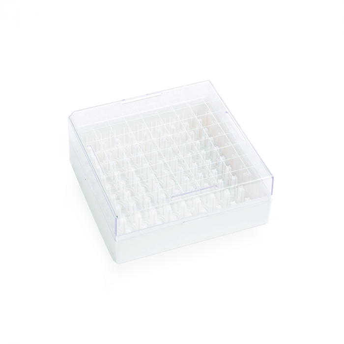 WHEATON® KEEPIT® 冷冻箱，低矮型KeepIT®-81，用于外螺纹药瓶，白色