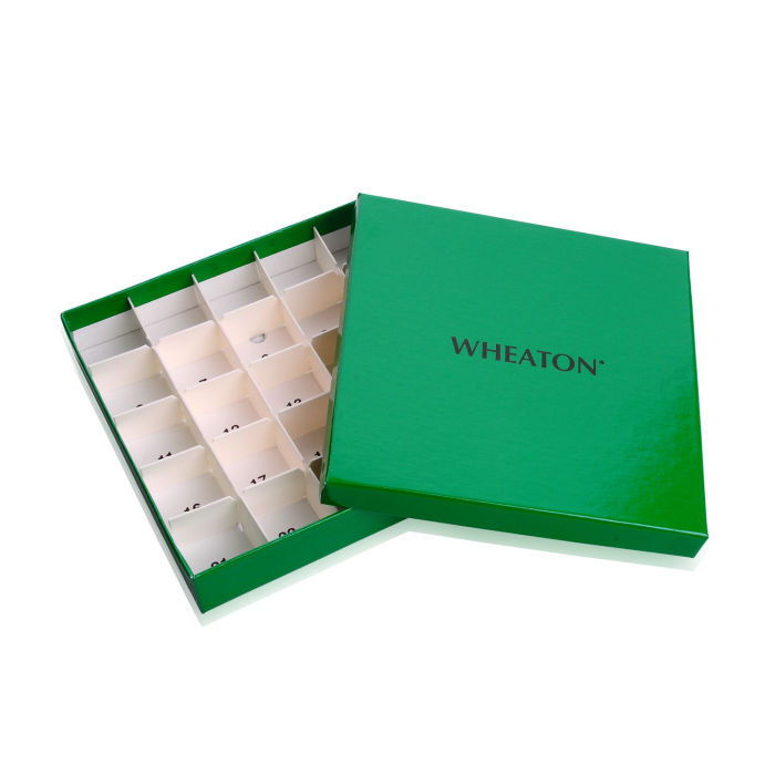 WHEATON® CryoFile® 纸巾盒，绿色