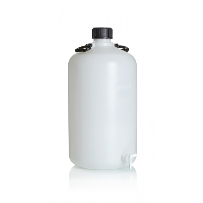 AZLON® 抽吸瓶，窄口，高密度聚乙烯，50 升