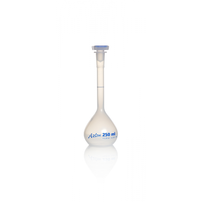 AZLON® 容量瓶，B 级，聚丙烯，250 mL