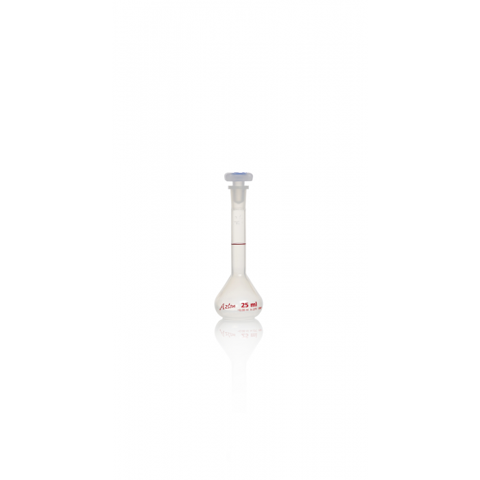 AZLON® 容量瓶，B 级，PMP (TPX)，25 mL
