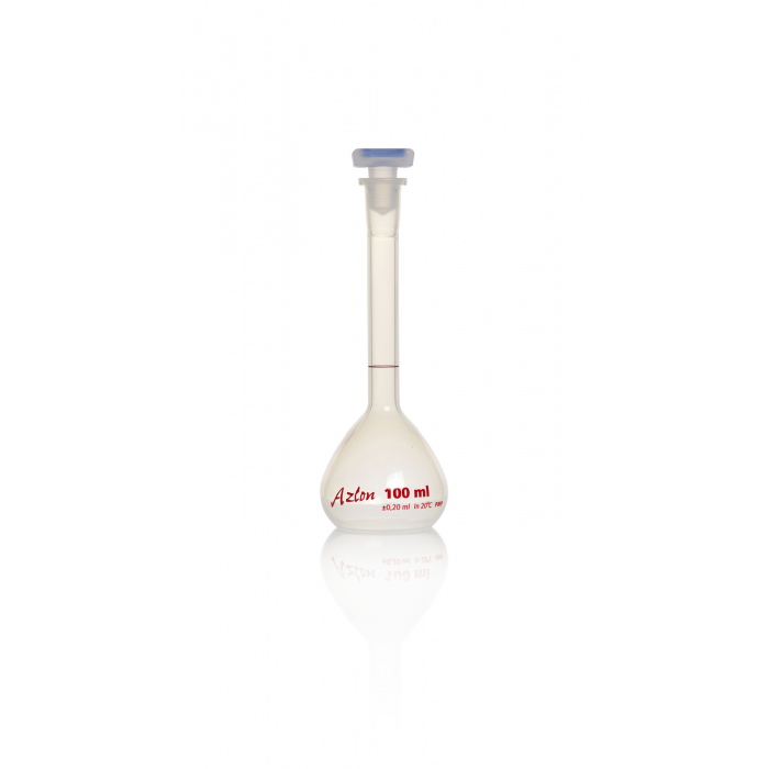AZLON® 容量瓶，B 级，PMP (TPX)，100 mL