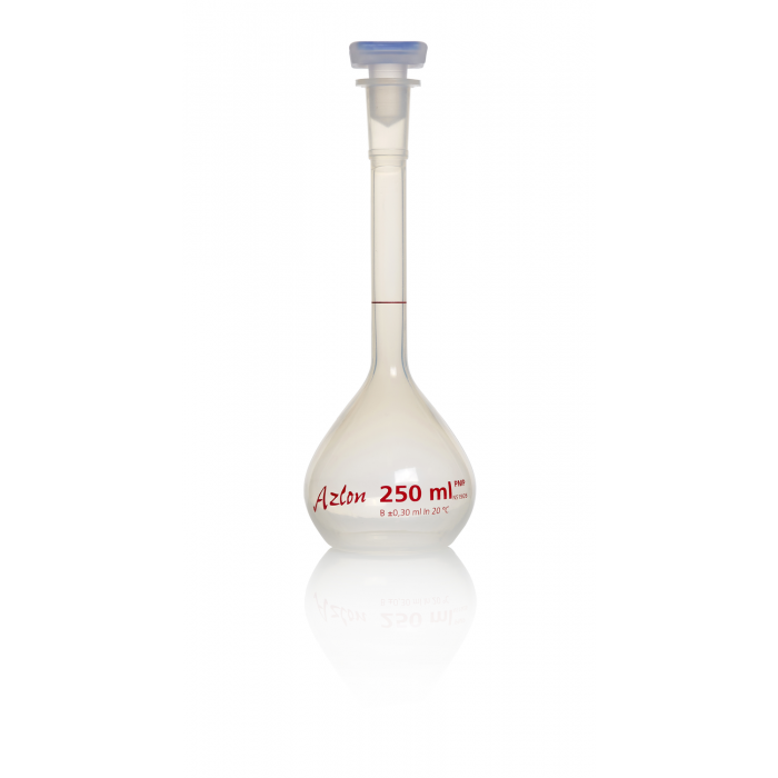 AZLON® 容量瓶，B 级，PMP (TPX)，250 mL