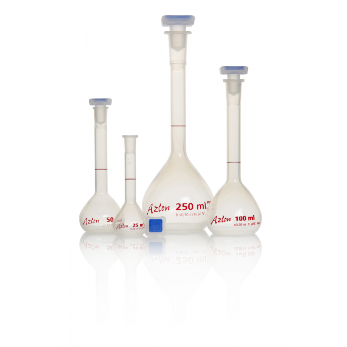 AZLON® 容量瓶，B 级，PMP (TPX)