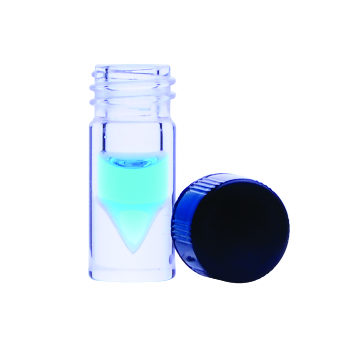 WHEATON® NextGen™ V Vial® 0.3mL, 实心顶, 螺旋盖, PTFE / 14B 橡胶