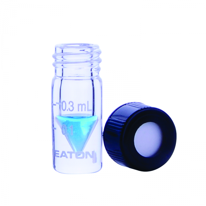 WHEATON®NextGen™ V Vial®0.3mL，刻度，敞口，螺帽，聚四氟乙烯/硅树脂