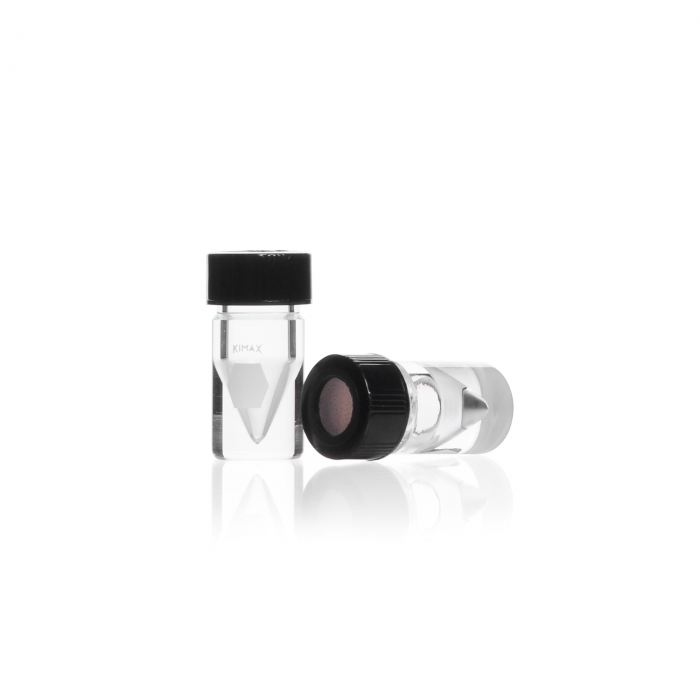 KIMBLE® ACCUFORM® 无刻度小瓶，带开口盖和聚四氟乙烯面硅胶隔膜，透明，1 mL