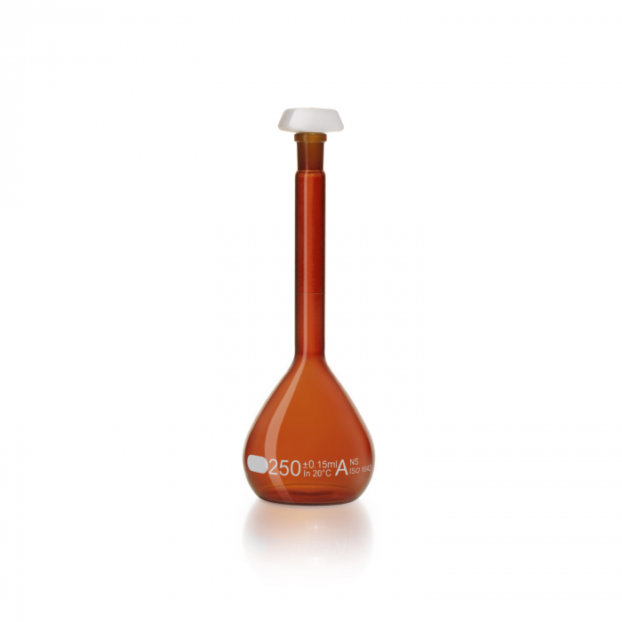DURAN® 容量瓶，A 级，棕色，带单独证书，250ml
