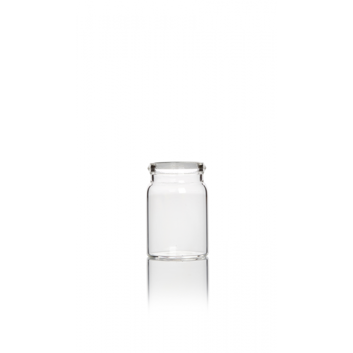 WHEATON® 小瓶，按扣/夹盖，透明，5.1 exp, 7mL