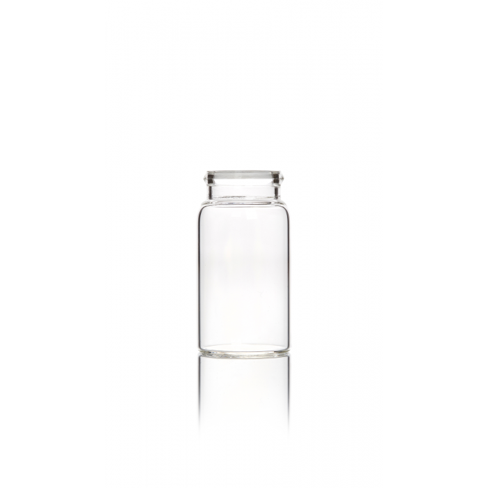 WHEATON® 小瓶，按扣/夹盖，透明，5.1 exp, 15mL