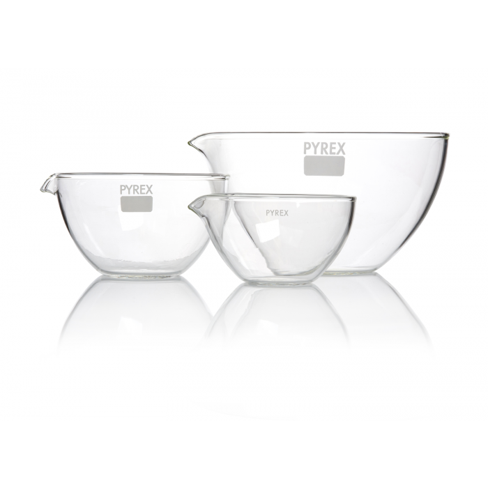 Pyrex®蒸发皿，带槽口