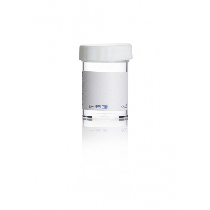 WHEATON® 60 毫升聚苯乙烯容器，普通标签，金属盖