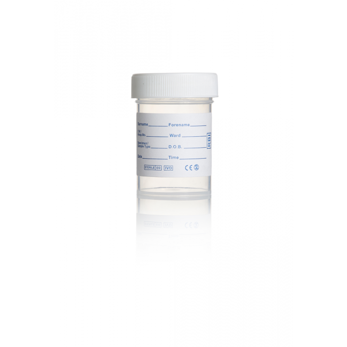 WHEATON® 60 毫升聚丙烯容器，60 毫升，印刷标签，塑料盖