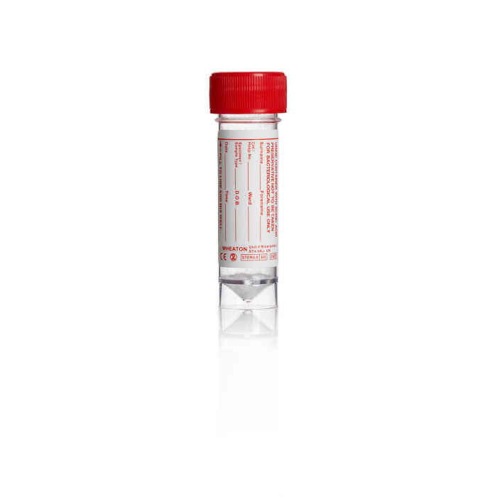 WHEATON® 30 毫升聚苯乙烯通用容器，含硼酸