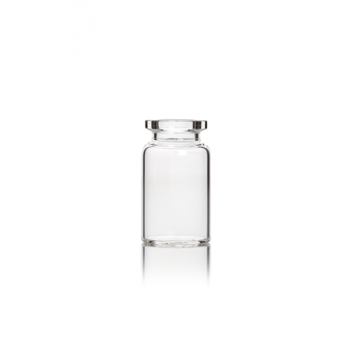 WHEATON® 小瓶，管状注射，5.1 exp 硼硅酸盐，透明，20mm卷边，5mL