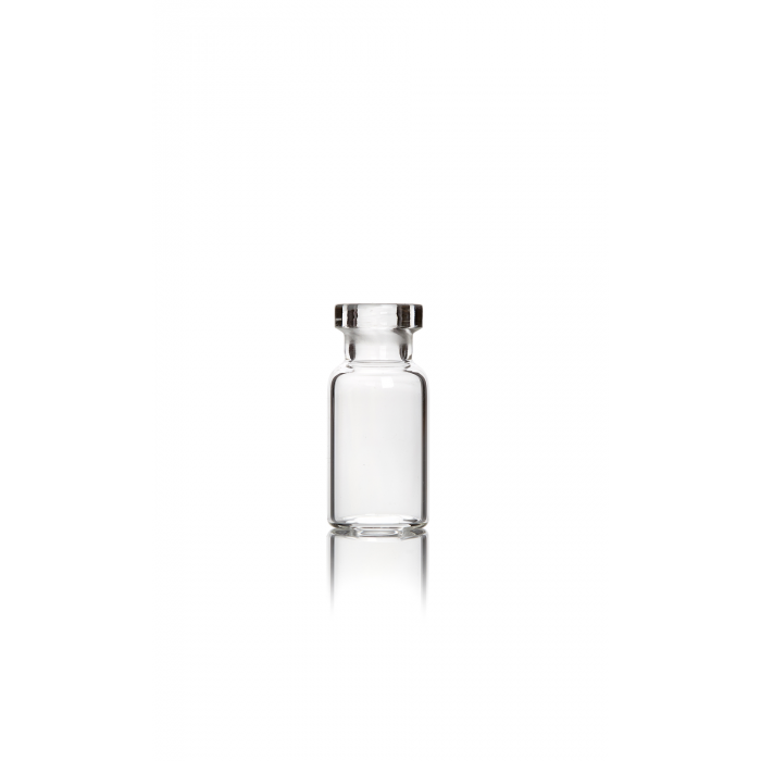 WHEATON®小瓶，管状注射，5.1 exp硼硅酸盐，透明，20mm卷边，2mL