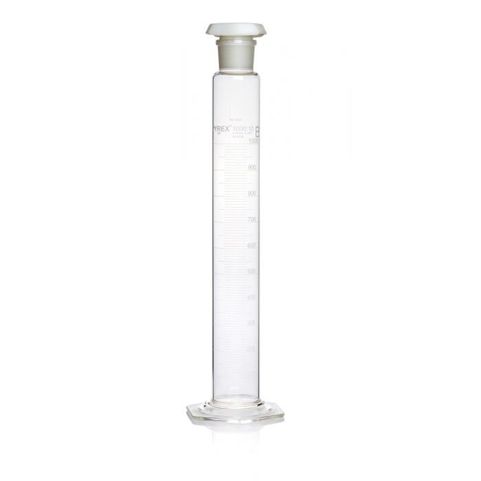 Pyrex® 混合筒，B 级，带塑料塞，1000 mL