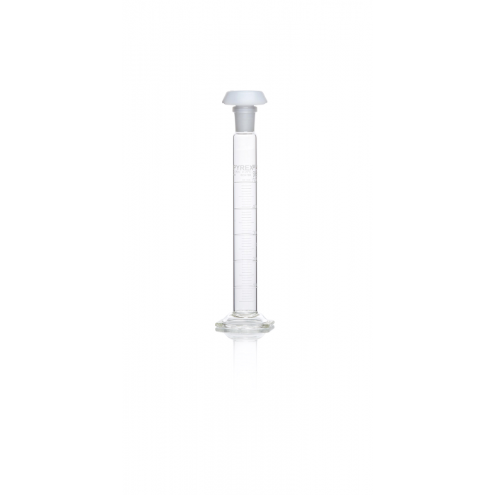 Pyrex® 混合瓶，A 级，批次认证，带聚乙烯塞，50 mL