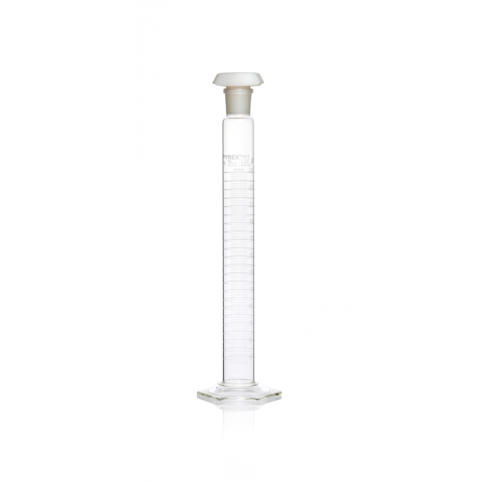 Pyrex® 混合瓶，A 级，批次认证，带聚乙烯塞，250 mL