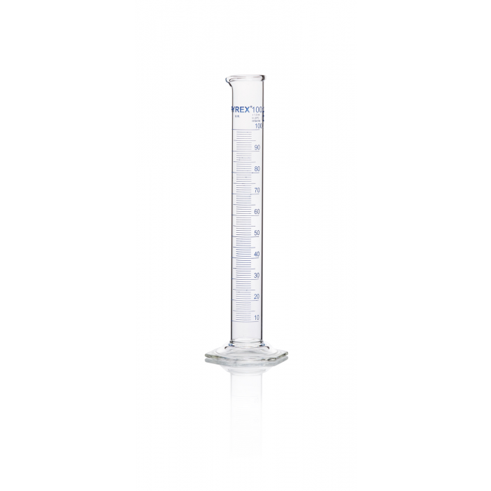 Pyrex® 量筒，B 级，高型，重型边缘，100 mL