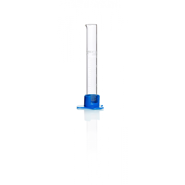 Pyrex® 量筒，B 级，带可拆卸塑料支脚，25 mL