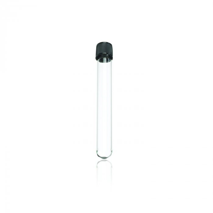 WHEATON® 培养管，带螺旋帽，带 PTFE 面 14B 内衬橡胶帽，16 x 125 mm