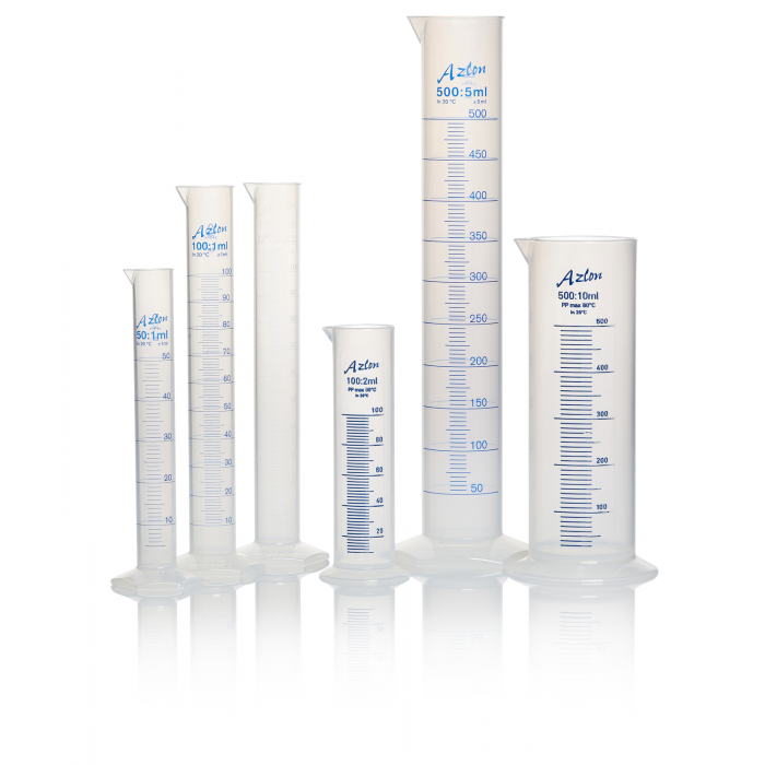 AZLON® 量筒，蹲式，聚丙烯