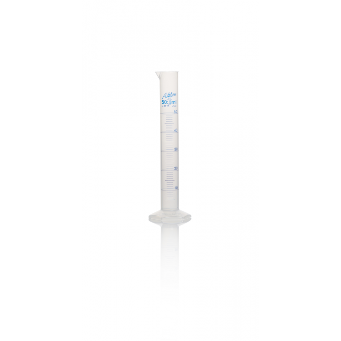AZLON® 量筒，印有刻度，B 级，聚丙烯，50mL