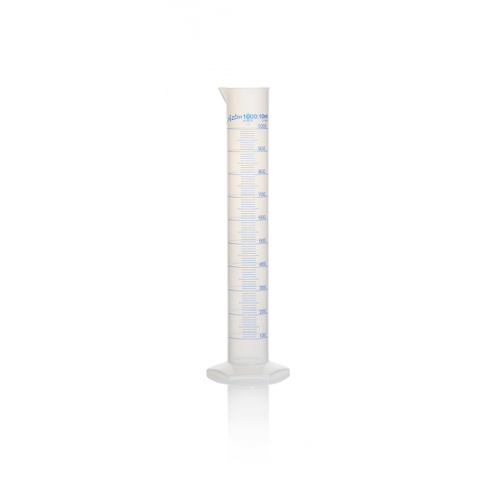 AZLON® 量筒，印有刻度，B 级，聚丙烯，1000mL