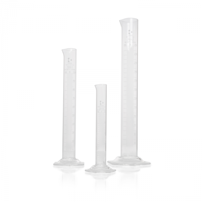 DURAN® 带六角形底座的量筒，B 级，10 mL