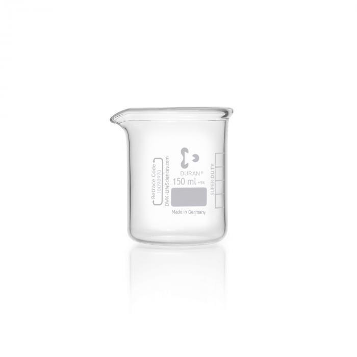 DURAN® 超级耐用烧杯，低型，150 mL