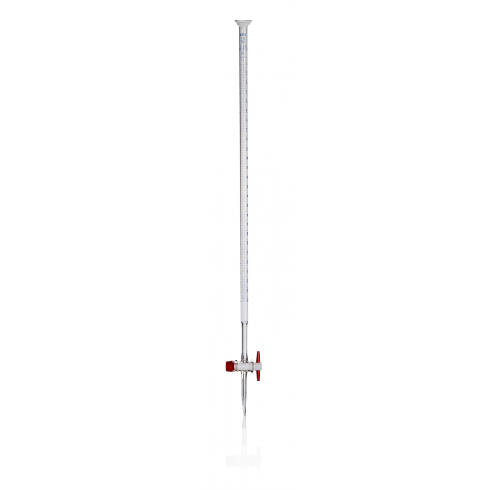 MBL® 滴定管，B 级，带 PTFE 键，带凹槽漏斗顶，25 mL