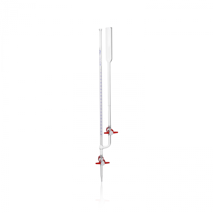 DURAN® Microburette，带谢尔巴赫条纹和 PTFE 键，AS 级，2 mL