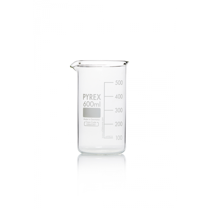 Pyrex® Berzelius 烧杯，高型，重型，600 mL