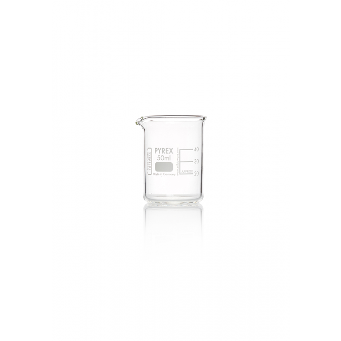 Pyrex® 烧杯，低形，格里芬型，50 mL