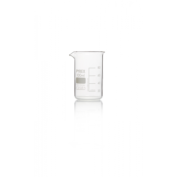 Pyrex® Berzelius 烧杯，高型，100 mL
