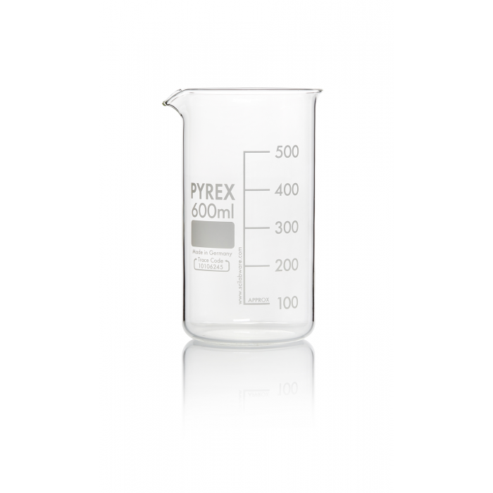 Pyrex® Berzelius 烧杯，高型，600 mL