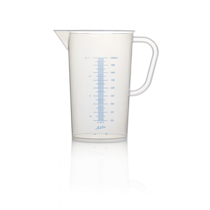 AZLON® 水壶，印有刻度，聚丙烯材质，1000mL