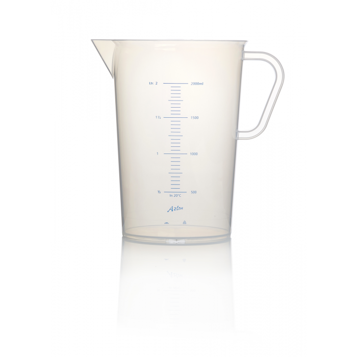 AZLON® 水壶，印有刻度，聚丙烯材质，2000mL