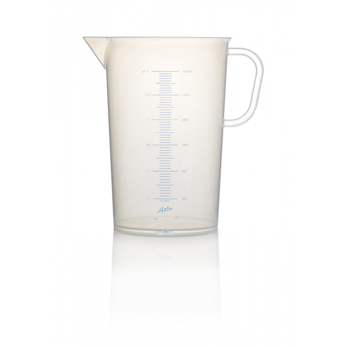 AZLON® 水壶，印有刻度，聚丙烯材质，3000mL