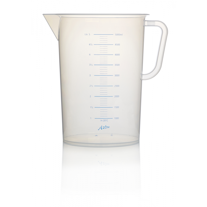 AZLON® 水壶，印有刻度，聚丙烯材质，5000mL