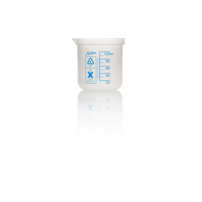 AZLON® 烧杯，直边，聚丙烯，100 mL