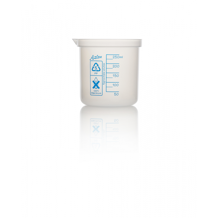 AZLON® 烧杯，直边，聚丙烯，250mL