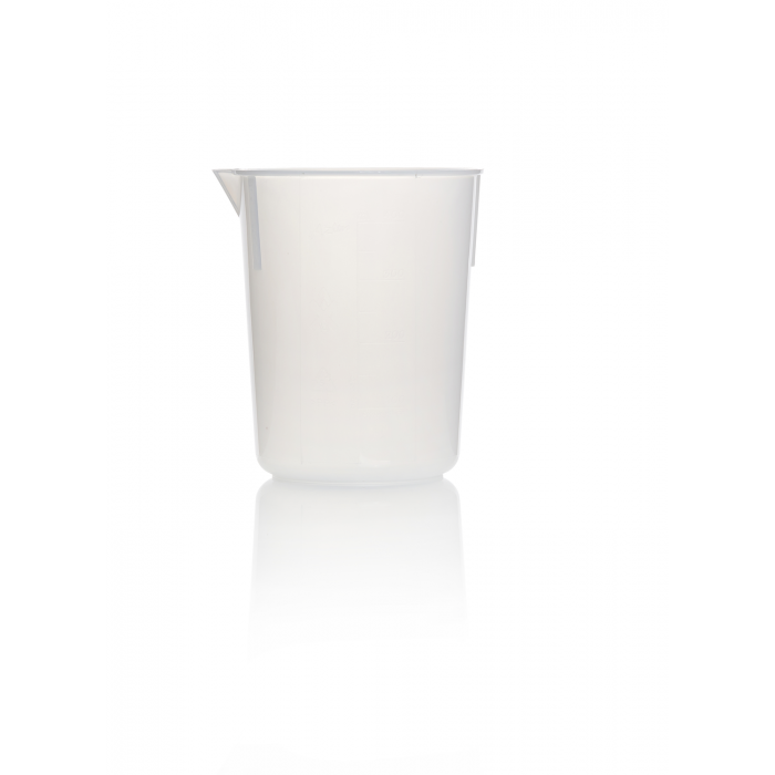 AZLON® 烧杯，锥形，模制刻度，聚丙烯，400mL
