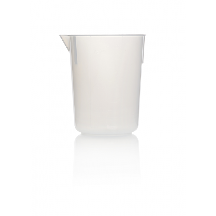 AZLON® 烧杯，锥形，模制刻度，聚丙烯，500mL