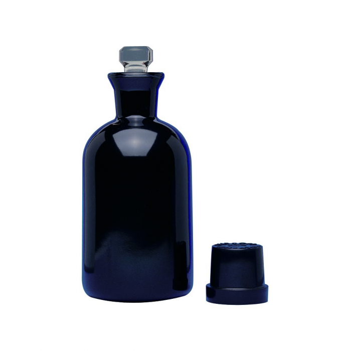 WHEATON® BOD 瓶，300 mL，带黑色 PVC 涂层